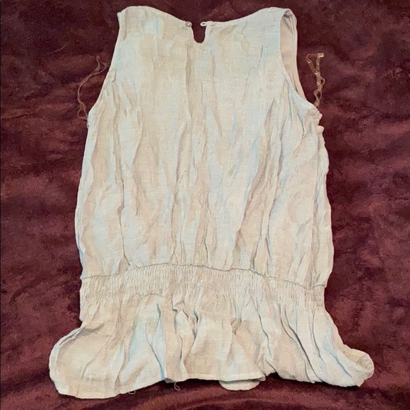 Mine Light blue sleeveless blouse sz XL - Picture 6 of 8